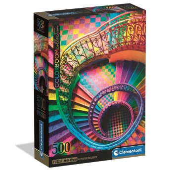 PUZZLE 500 HQC COLORBOOM STAIRS COMPACT BOX 5914