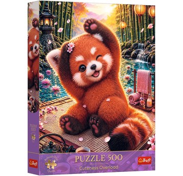 PUZZLE 500 PREMIUM CZARUJĄCA CZERWONA PANDA 37644