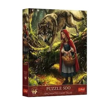 PUZZLE 500 PREMIUM CZERWONY KAPTUREK 37632