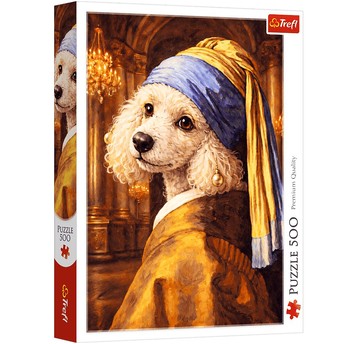 PUZZLE 500 PUDEL Z PERŁĄ 37572