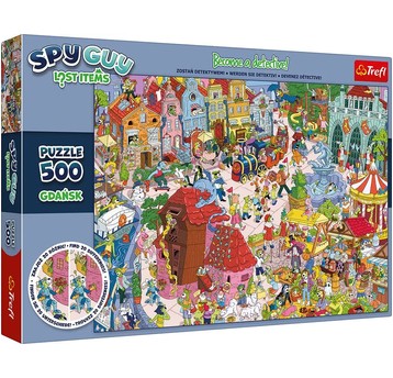 PUZZLE 500 SPY GUY LOST ITEMS GDAŃSK POLSKA 37479
