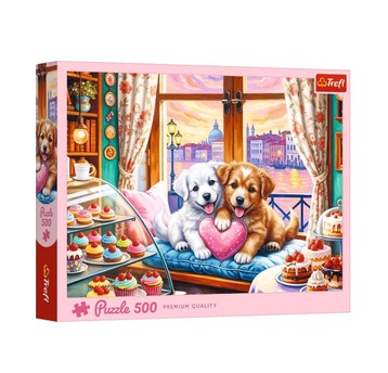 PUZZLE 500 SZCZENIĘCA MIŁOŚĆ 37554