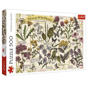 PUZZLE 500 ZIELNIK ZIOŁA LECZNICZE 37478