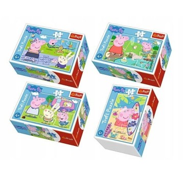PUZZLE 54 MINI WESOŁY DZIEŃ ŚWINKI PEPPY 54169