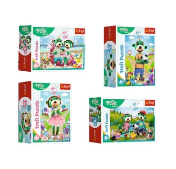 PUZZLE 54 MINI WESOŁY ŚWIAT TREFLIKÓW 54119