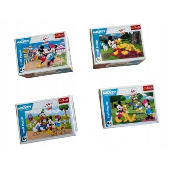 PUZZLE 54 MINI ZWARIOWANE PRZYGODY MICKEY 54217