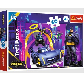 PUZZLE 60 BATMAN I JEGO POJAZDY 17400