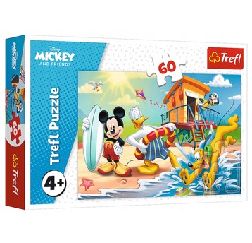 PUZZLE 60 CIEKAWY DZIEŃ MIKIEGO I PRZYJACIÓŁ 17359
