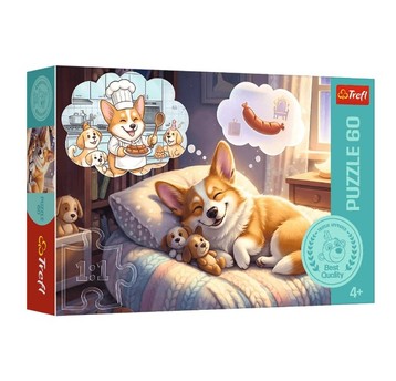PUZZLE 60 CORGI W KRAINIE SNÓW 17434