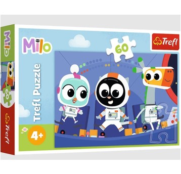 PUZZLE 60 CZAS POZNAĆ MILO 17398