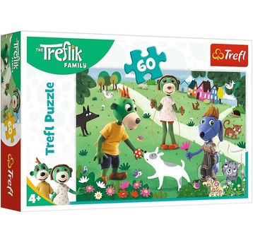 PUZZLE 60 RADOSNY DZIEŃ TREFLIKÓW 17377