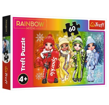 PUZZLE 60 RAINBOW HIGH RADOSNE LALKI 17380