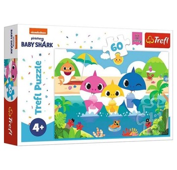 PUZZLE 60 RODZINA REKINÓW NA WAKACJACH 17370
