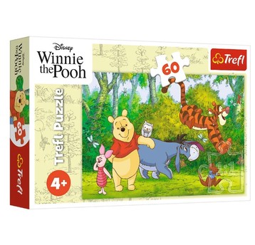 PUZZLE 60 SMACZNY MIODEK PUCHATEK 17411