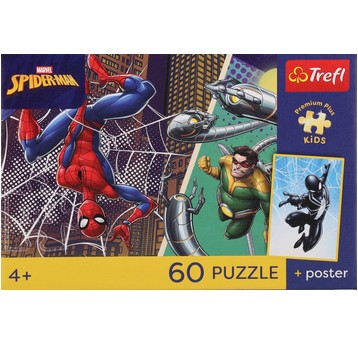 PUZZLE 60 SUPERBOHATERSKI DZIEŃ SPIDERMAN 17427