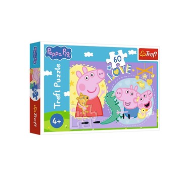 PUZZLE 60 SZCZĘŚLIWA ŚWINKA 17414