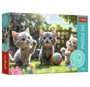 PUZZLE 60 TRZY KOCIAKI 17412