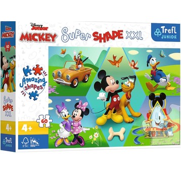 PUZZLE 60 XXL Z MIKIM ZAWSZE JEST WESOŁO 50014
