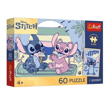 PUZZLE 60 ZABAWA ZE STITCHEM 17430