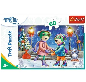 PUZZLE 60 ZIMA U TREFLIKÓW 17383