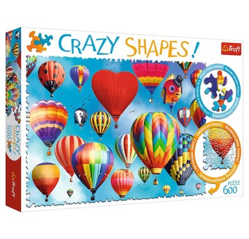 PUZZLE 600 CRAZY SHAPES KOLOROWE BALONY 11112