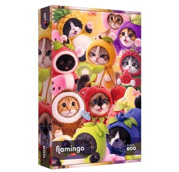 PUZZLE 600 OWOCOWE KOTKI 12203