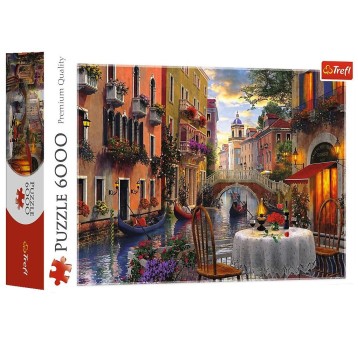 PUZZLE 6000 ROMANTYCZNA KOLACJA 65003