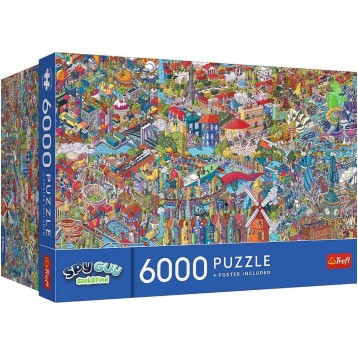 PUZZLE 6000 SPY GUY SEEK & FIND CITY BREAK 81049
