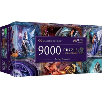 PUZZLE 9000UFT FANTASY CREATURES ANNE STOKES 81034