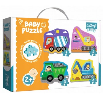 PUZZLE BABY CLASSIC POJAZDY NA BUDOWIE 36072