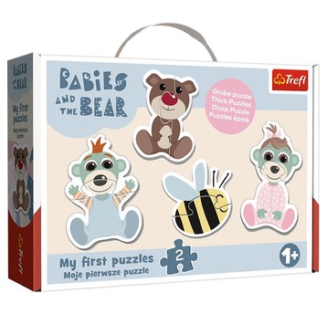 PUZZLE BABY CLASSIC PRZYJACIELSKIE BOBASKI 1391