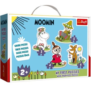 PUZZLE BABY CLASSIC WESOŁE MUMINKI 36094