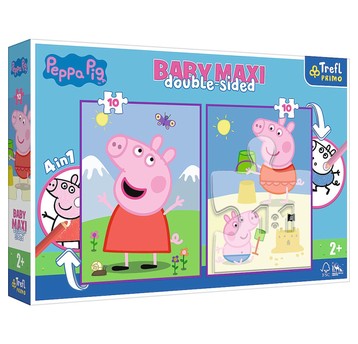 PUZZLE BABY MAXI 2X10 POGODNY DZIEŃ PEPPY 43001