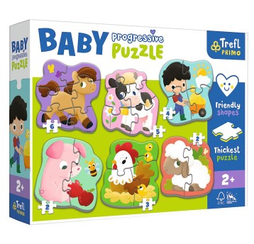PUZZLE BABY PROGRESSIVE FARMA 44000