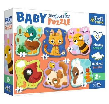 PUZZLE BABY PROGRESSIVE ZWIERZĘTA 44003