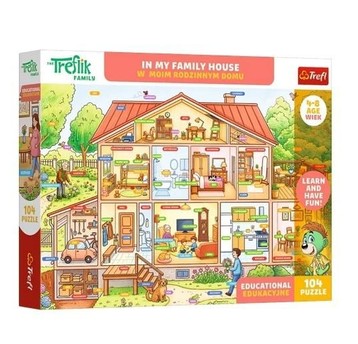 PUZZLE EDUKACYJNE 104 W MOIM RODZINNYM DOMU 15603