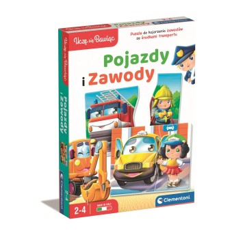 PUZZLE EDUKACYJNE POJAZDY I ZAWODY 7658