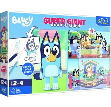 PUZZLE GIGANT 15EL. PRZYGODA BLUEY 42010