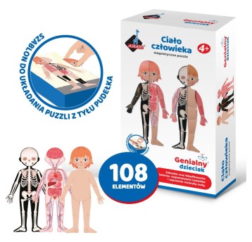 PUZZLE MAGNETYCZNE CIAŁO CZŁOWIEKA 7798