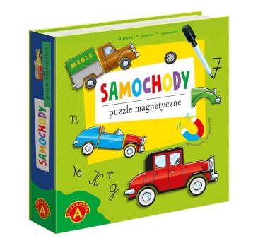 PUZZLE MAGNETYCZNE UKŁADANKA SAMOCHODY 6795