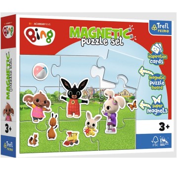 PUZZLE MAGNETYCZNE- ZABAWNY ŚWIAT BINGA 93165