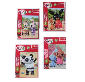 PUZZLE MINI MAXI PRZYJACIELE BINGA 0343