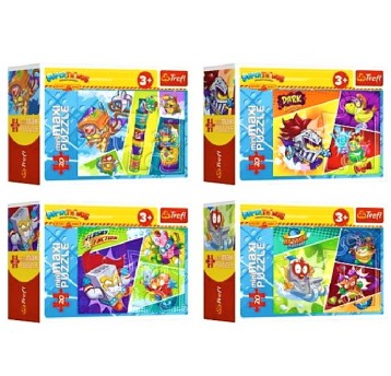 PUZZLE MINI MAXI SUPER SZPIEDZY SUPER THINGS 21116