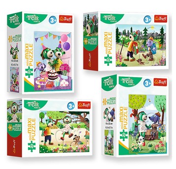 PUZZLE MINI MAXI WAKACYJNY DZIEŃ TREFLIKÓW 56040