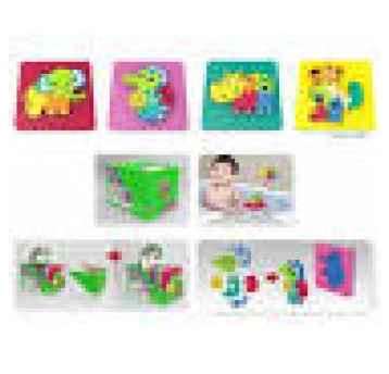 PUZZLE PIANKOWE EVA 4 RODZ 14X14X1,7CM A'12 5514