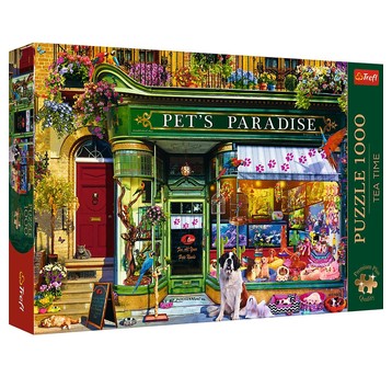 PUZZLE PREMIUM 1000TEA TIME RAJ DLA ZWIERZĄT 10841