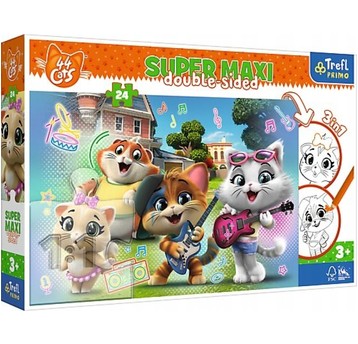 PUZZLE SUPER 24 MAXI RADOSNE KOTY 41011
