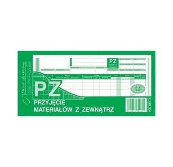PZ PRZYJĘCIE MATER. Z ZEWNĄTRZ 352-8