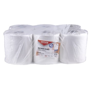 RĘCZNIK KUCHENNY CELULOZA MAXI BIAŁY W ROLCE (6)