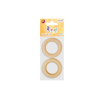 Ringi drewniane, rozm. 4,5 cm
